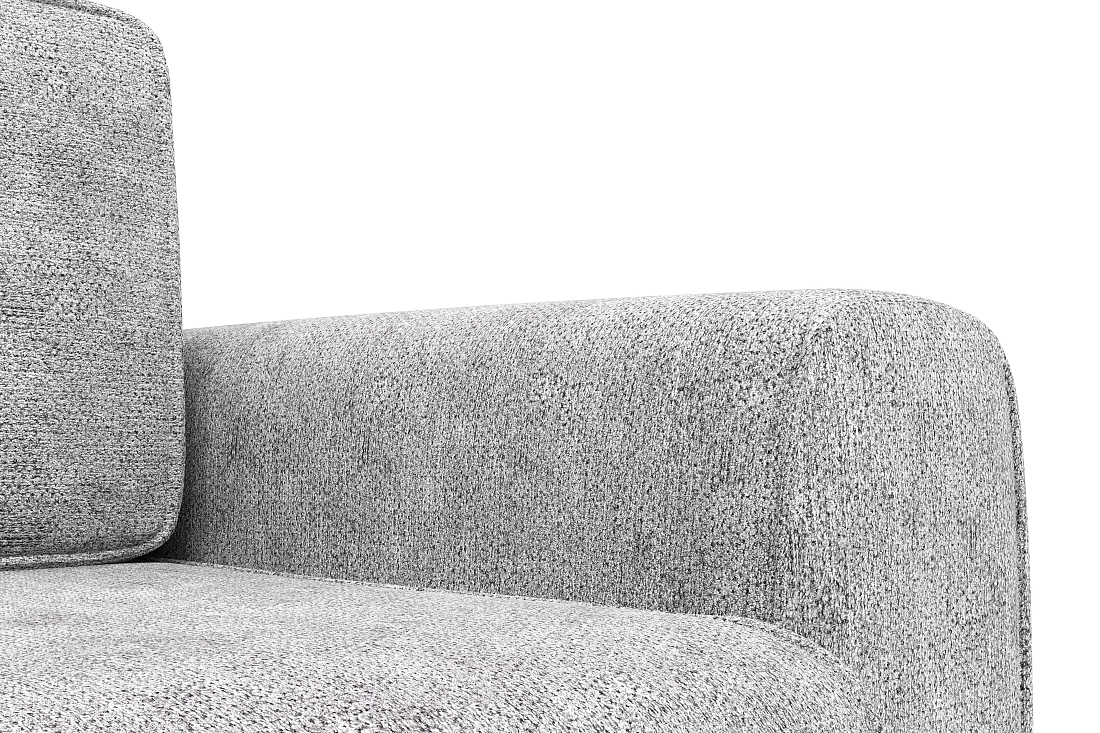 Шелдон / Диван - кровать 3-х местн. велюр sierra 1 светло-серый